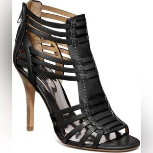 Coach Women's Lucy Leather Sandal
Black, Size: 7B